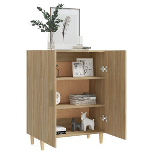 vidaXL Sideboard Sonoma Oak 70x34x90 cm Engineered Wood