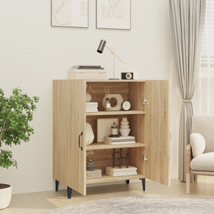 vidaXL Sideboard Sonoma Oak 70x34x90 cm Engineered Wood