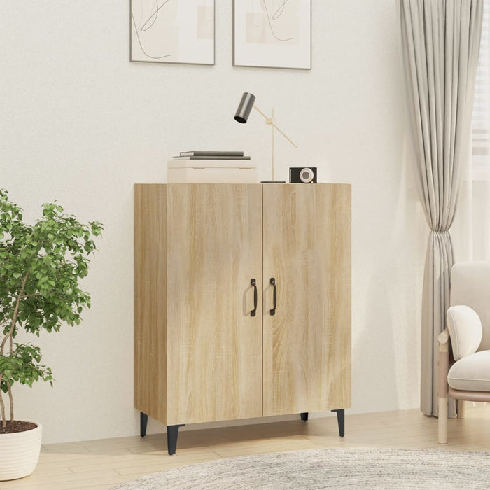 vidaXL Sideboard Sonoma Oak 70x34x90 cm Engineered Wood