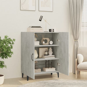 vidaXL Sideboard Concrete Grey 70x34x90 cm Engineered Wood