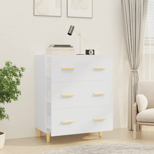 vidaXL Sideboard White 70x34x90 cm Engineered Wood