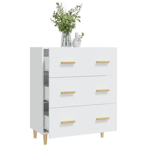 vidaXL Sideboard White 70x34x90 cm Engineered Wood