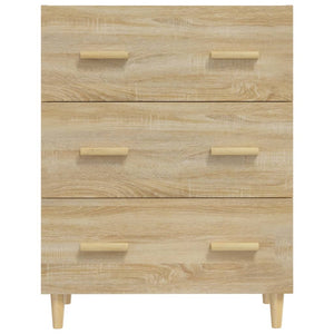 vidaXL Sideboard Sonoma Oak 70x34x90 cm Engineered Wood