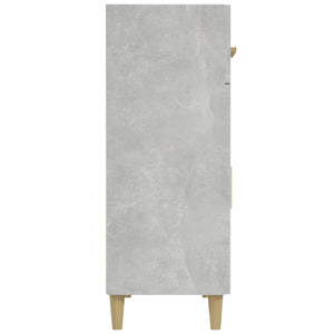 vidaXL Sideboard Concrete Grey 69.5x34x90 cm Engineered Wood