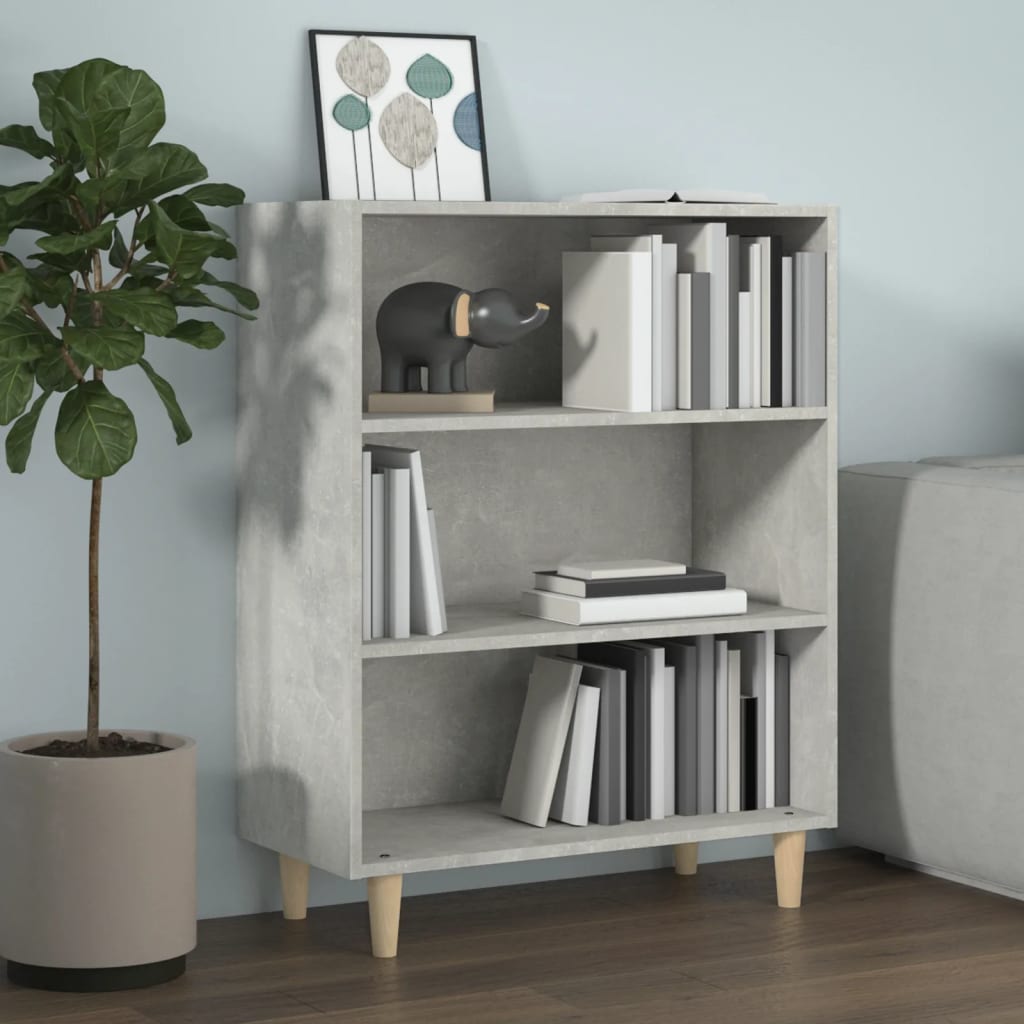 vidaXL Sideboard Concrete Grey 69.5x32.5x90 cm Engineered Wood