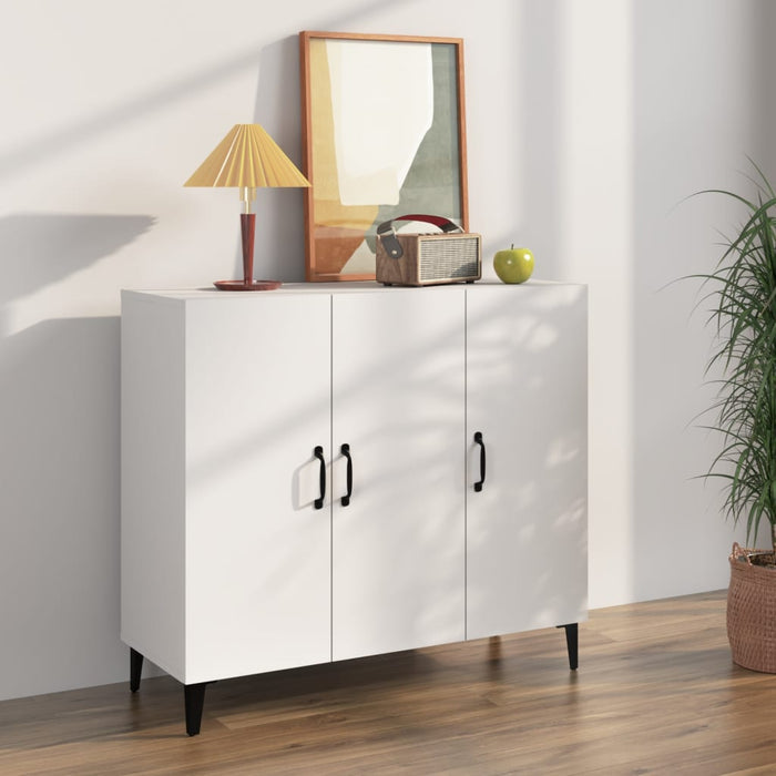 vidaXL Sideboard White 90x34x80 cm Engineered Wood