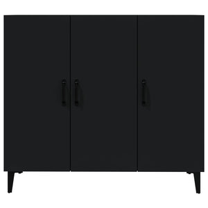 vidaXL Sideboard Black 90x34x80 cm Engineered Wood