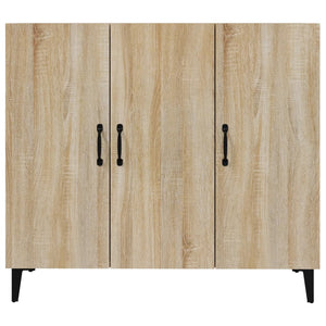 vidaXL Sideboard Sonoma Oak 90x34x80 cm Engineered Wood