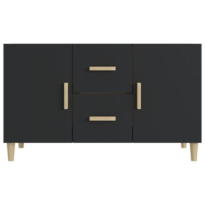 vidaXL Sideboard Black 100x36x60 cm Engineered Wood