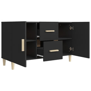 vidaXL Sideboard Black 100x36x60 cm Engineered Wood