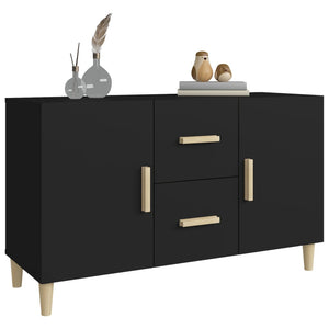 vidaXL Sideboard Black 100x36x60 cm Engineered Wood