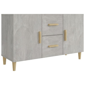 vidaXL Sideboard Concrete Grey 100x36x60 cm Engineered Wood