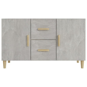 vidaXL Sideboard Concrete Grey 100x36x60 cm Engineered Wood