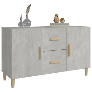 vidaXL Sideboard Concrete Grey 100x36x60 cm Engineered Wood