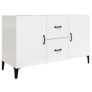 vidaXL Sideboard High Gloss White 100x36x60 cm Engineered Wood