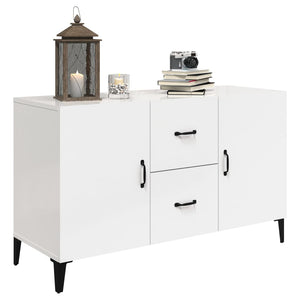 vidaXL Sideboard High Gloss White 100x36x60 cm Engineered Wood