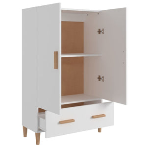 vidaXL Highboard White 70x31x115 cm Engineered Wood