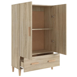 vidaXL Highboard Sonoma Oak 70x31x115 cm Engineered Wood