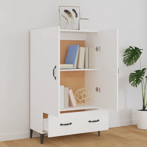 vidaXL Highboard White 70x31x115 cm Engineered Wood