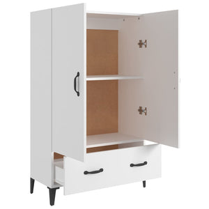 vidaXL Highboard White 70x31x115 cm Engineered Wood