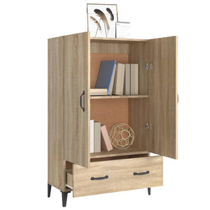 vidaXL Highboard Sonoma Oak 70x31x115 cm Engineered Wood