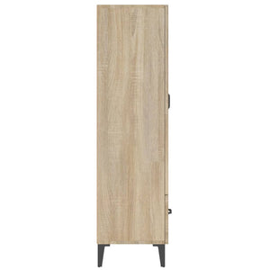 vidaXL Highboard Sonoma Oak 70x31x115 cm Engineered Wood