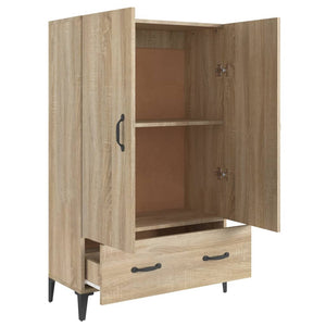 vidaXL Highboard Sonoma Oak 70x31x115 cm Engineered Wood