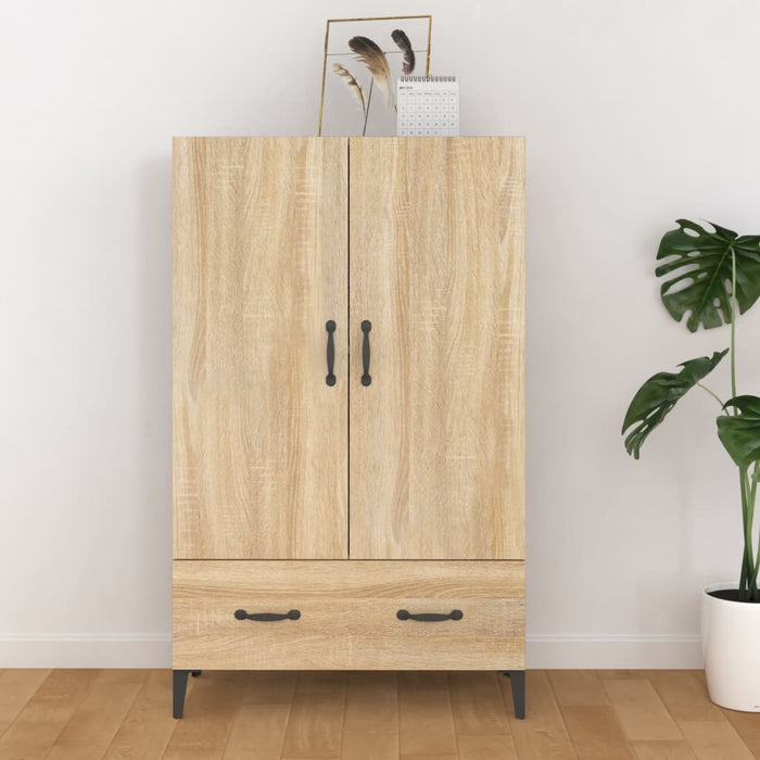 vidaXL Highboard Sonoma Oak 70x31x115 cm Engineered Wood