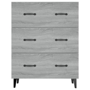 vidaXL Sideboard Grey Sonoma 69.5x34x90 cm Engineered Wood