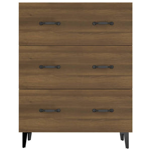 vidaXL Sideboard Brown Oak 69.5x34x90 cm Engineered Wood