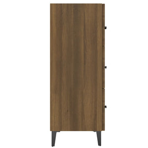 vidaXL Sideboard Brown Oak 69.5x34x90 cm Engineered Wood