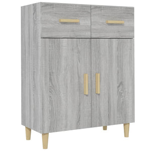 vidaXL Sideboard Grey Sonoma 69.5x34x90 cm Engineered Wood