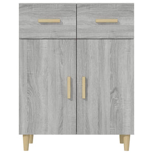 vidaXL Sideboard Grey Sonoma 69.5x34x90 cm Engineered Wood