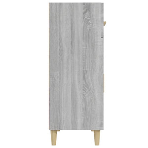 vidaXL Sideboard Grey Sonoma 69.5x34x90 cm Engineered Wood