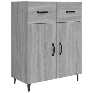 vidaXL Sideboard Grey Sonoma 69.5x34x90 cm Engineered Wood