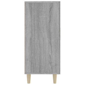 vidaXL Sideboard Grey Sonoma 90x34x80 cm Engineered Wood