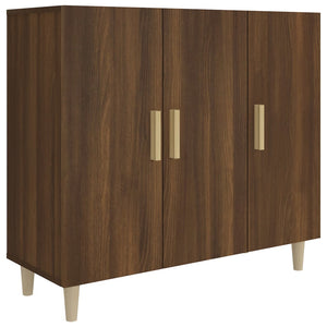 vidaXL Sideboard Brown Oak 90x34x80 cm Engineered Wood