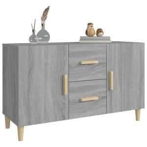 vidaXL Sideboard Grey Sonoma 100x36x60 cm Engineered Wood