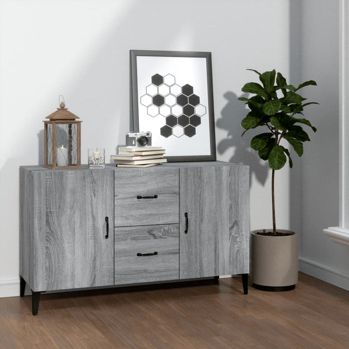 vidaXL Sideboard Grey Sonoma 100x36x60 cm Engineered Wood