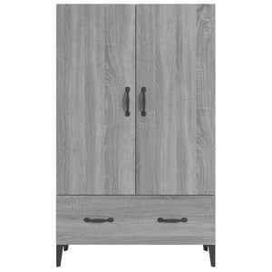 vidaXL Highboard Grey Sonoma 70x31x115 cm Engineered Wood