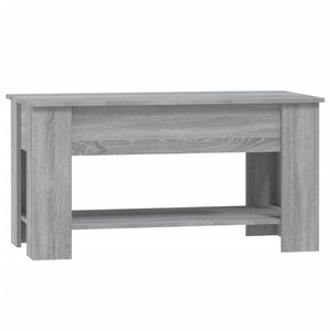 vidaXL Coffee Table Grey Sonoma 101x49x52 cm Engineered Wood