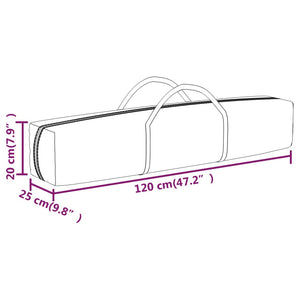 vidaXL Folding Party Tent with Sidewalls Taupe 2x2 m