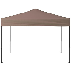 vidaXL Folding Party Tent Taupe 3x3 m