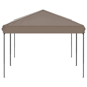 vidaXL Folding Party Tent Taupe 3x6 m