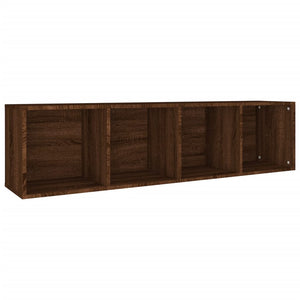 vidaXL Book Cabinet/TV Cabinet Brown Oak 36x30x143 cm Engineered Wood