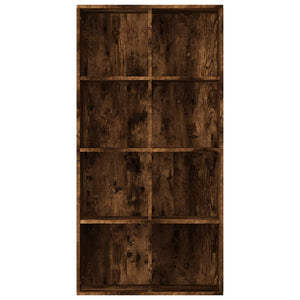 vidaXL Book Cabinet/Sideboard Smoked Oak 66x30x130 cm Engineered Wood