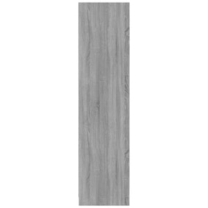 vidaXL Wardrobe Grey Sonoma 100x50x200 cm Engineered Wood