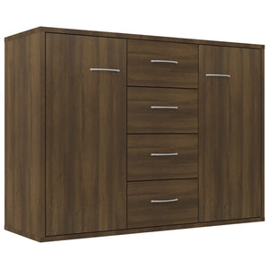 vidaXL Sideboard Brown Oak 88x30x65 cm Engineered Wood