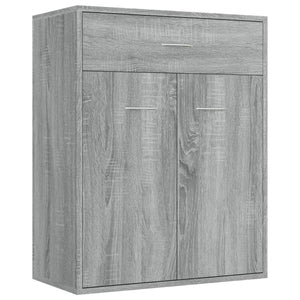 vidaXL Sideboard Grey Sonoma 60x30x75 cm Engineered Wood