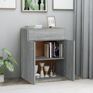 vidaXL Sideboard Grey Sonoma 60x30x75 cm Engineered Wood